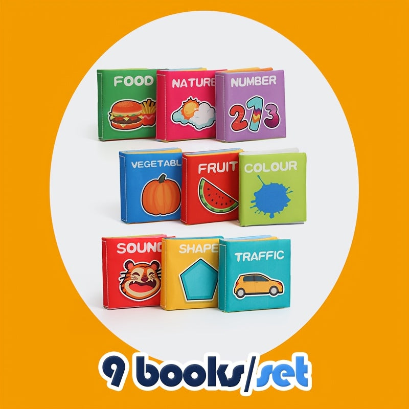 Baby Cloth Books, High-Contrast (9 Books) (photo 2)