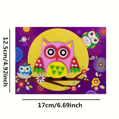 3D EVA Foam Sticker Craft Sheets, Animals (5 Sheets) (photo 2)