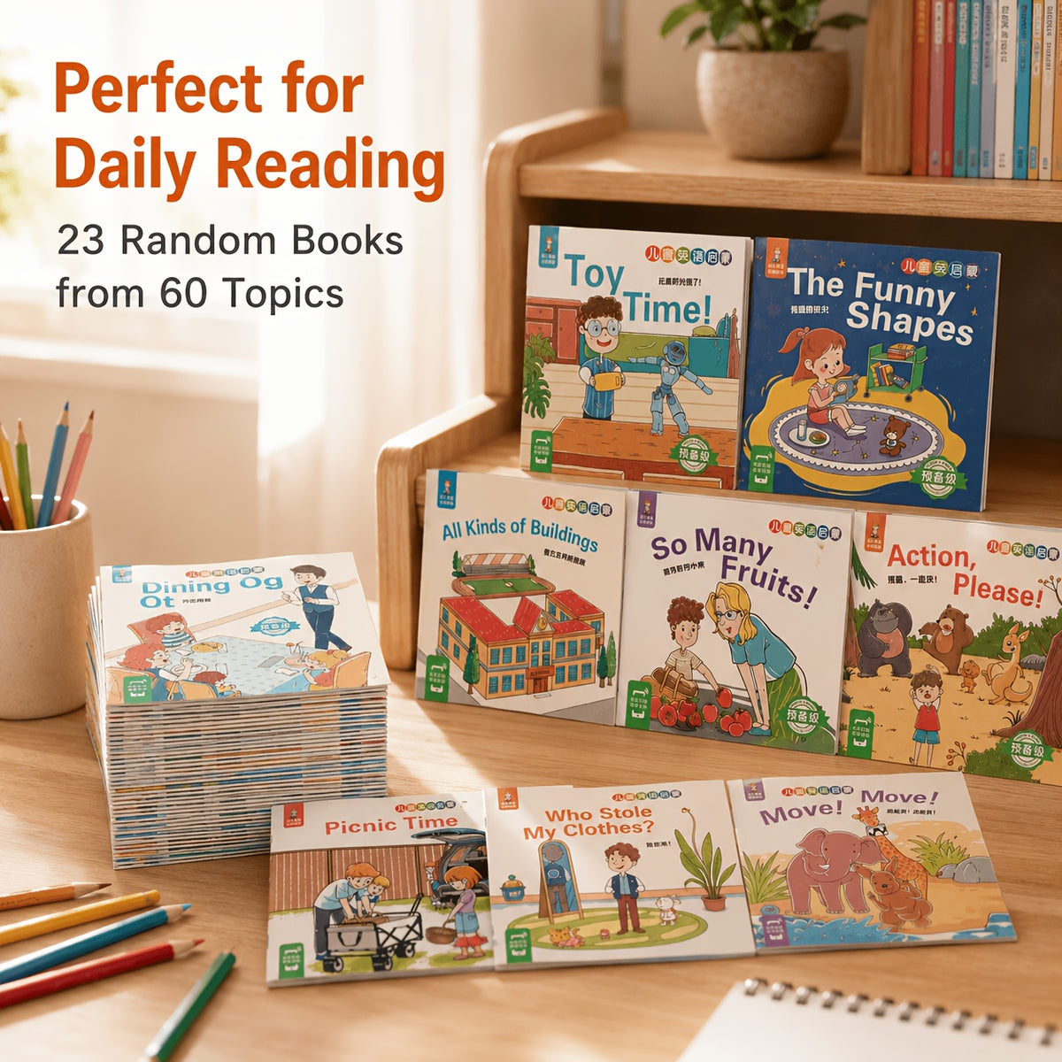 English Picture Booklets with Audio QR (23 Books) (photo 2)