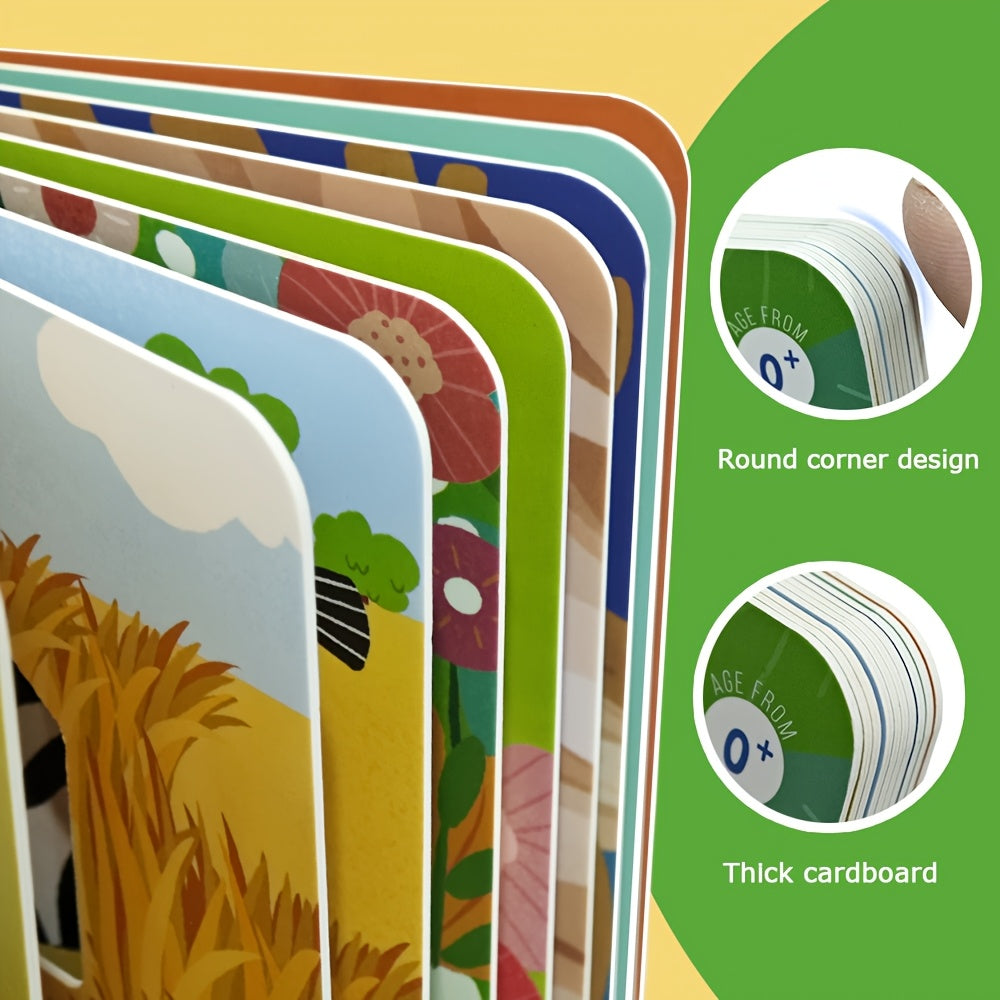 Peek-a-Boo Animals Board Book with Cut-Out Holes (photo 2)
