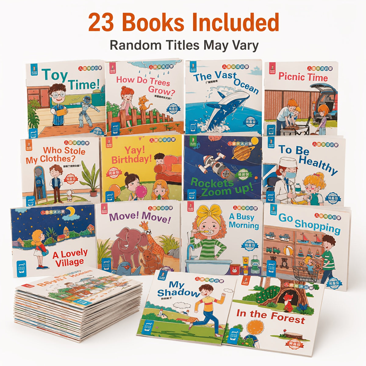 English Picture Booklets with Audio QR (23 Books) (photo 3)