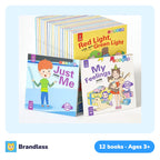 Set of 12 colourful English picture books for young children