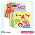 Five basic-level graded English reader books for young children