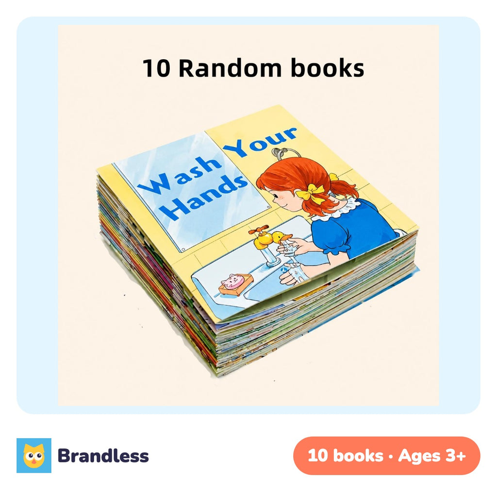 Ten interactive English storybooks with audio and highlighted nouns