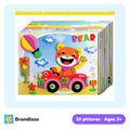 3D EVA foam sticker picture kits with cars and animals