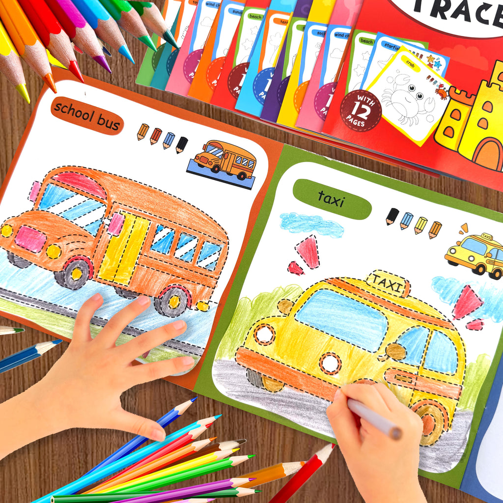 Doodle Colouring Books, Daily Life Scenes (5 Books) (photo 2)