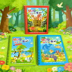 Reusable Magic Water Colouring Books with Pens (3 Books) (photo 2)